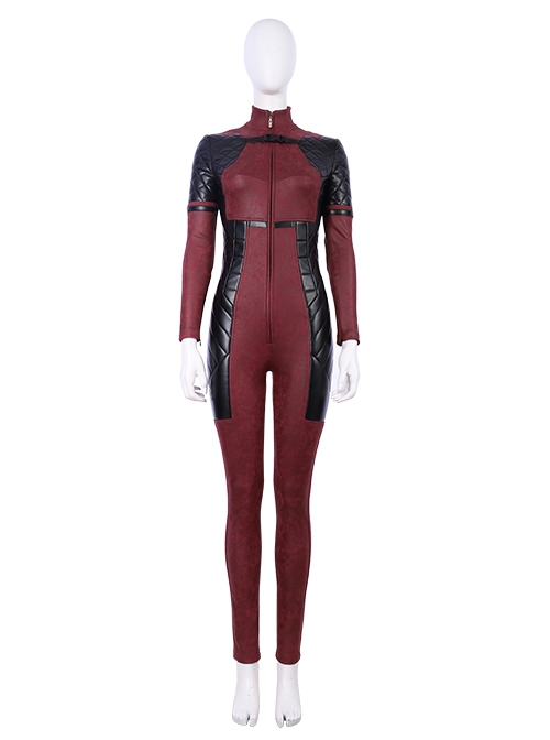 Comics Lady Deadpool Halloween Cosplay Wanda Wilson Costume Bodysuit