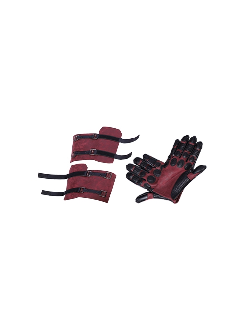 Comics Lady Deadpool Halloween Cosplay Wanda Wilson Accessories Gloves And Wrist Guards