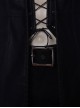 Devil May Cry 5 Halloween Cosplay V The Mysterious One Black Long Vest Suit Accessories Belt And Wristband And Gloves