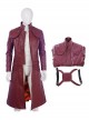 Devil May Cry 5 Halloween Cosplay Dante Long Sleeve Windbreaker Version Costume Red Windbreaker And Back Straps