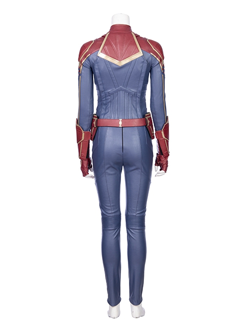 Captain Marvel Halloween Cosplay Carol Danvers Movie Poster Version Costume Full Set