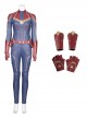 Captain Marvel Halloween Cosplay Carol Danvers Movie Poster Version Accessories Red Gloves And Wrist Guards