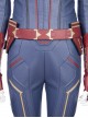 Captain Marvel Halloween Cosplay Carol Danvers Movie Poster Version Accessories Red Waistband