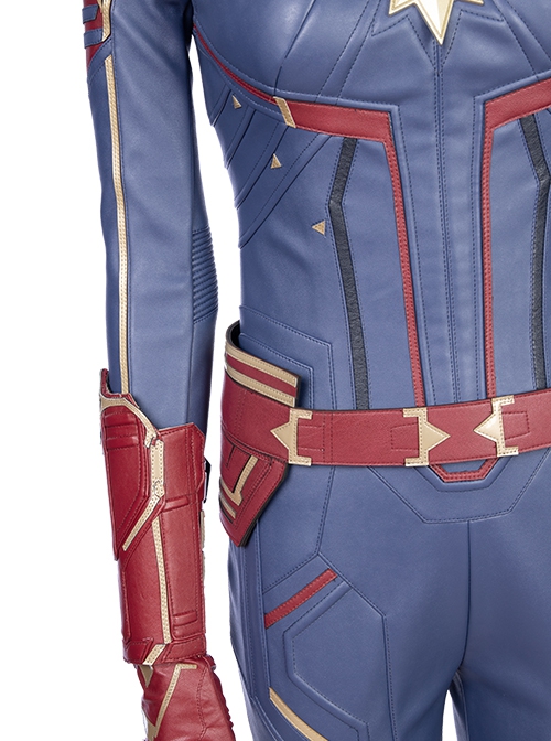 Captain Marvel Halloween Cosplay Carol Danvers Movie Poster Version Accessories Red Waistband