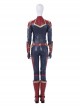 Captain Marvel Halloween Cosplay Carol Danvers Red Version Battle Suit Costume Full Set