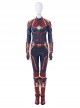 Captain Marvel Halloween Cosplay Carol Danvers Red Version Battle Suit Accessories Leg Guards