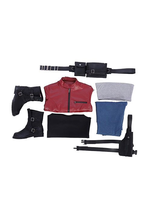 Biohazard Re 2 Halloween Cosplay Claire Redfield Costume Full Set