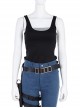 Biohazard Re 2 Halloween Cosplay Claire Redfield Costume Tube Top And Vest