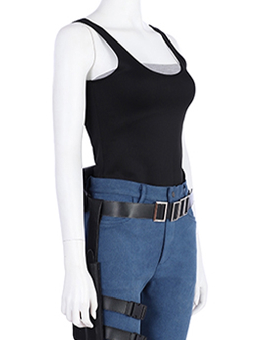 Biohazard Re 2 Halloween Cosplay Claire Redfield Costume Tube Top And Vest