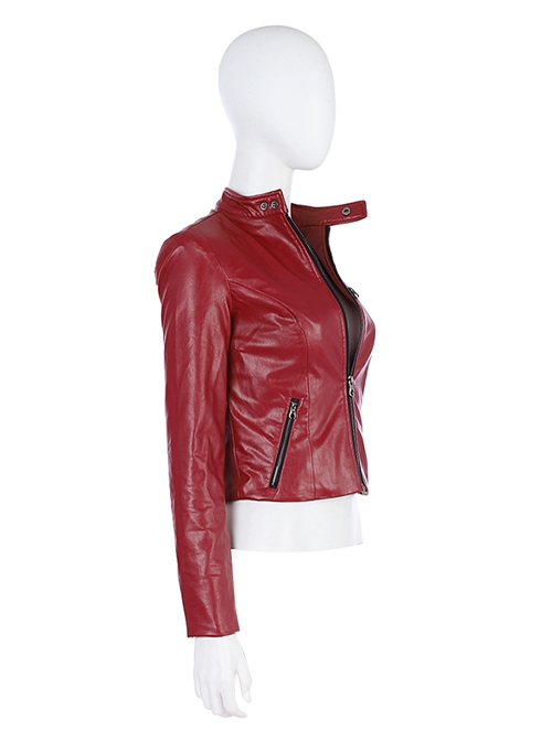 Biohazard Re 2 Halloween Cosplay Claire Redfield Costume Red Jacket