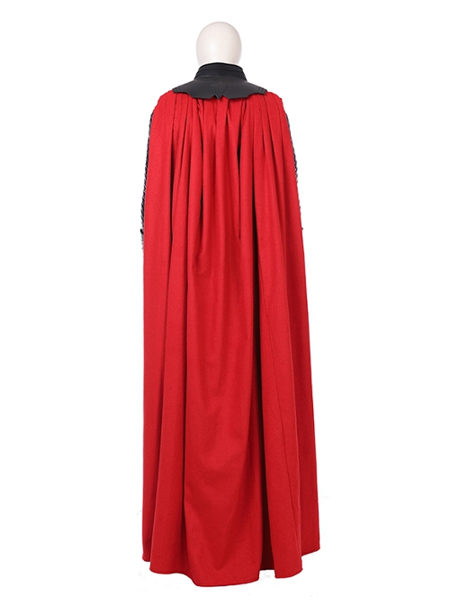 Avengers Infinity War Thor Halloween Cosplay Thor Odinson Battle Suit Costume Red Cloak