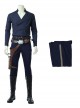 Star Wars Halloween Cosplay Han Solo Brown Jacket Suit Costume Blue Trousers