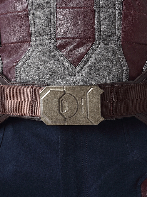 Avengers Infinity War Halloween Cosplay Captain America Steve Rogers Battle Suit Accessories Brown Waistband Components