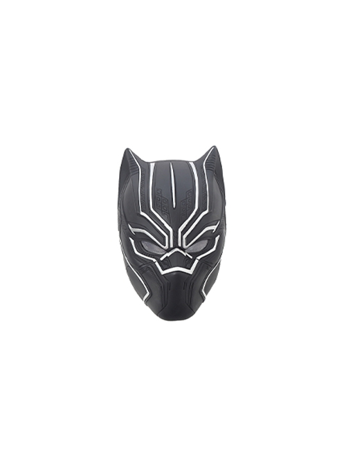 Black Panther Halloween Cosplay T'Challa Black Battle Suit Accessories Black Helmet