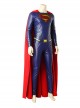 Justice League Halloween Cosplay Superman Clark Kent Blue Battle Suit Costume Bodysuit Full Set