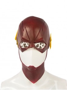 The Flash Season 4 Halloween Cosplay The Flash Barry Allen Battle Suit Accessories Hat