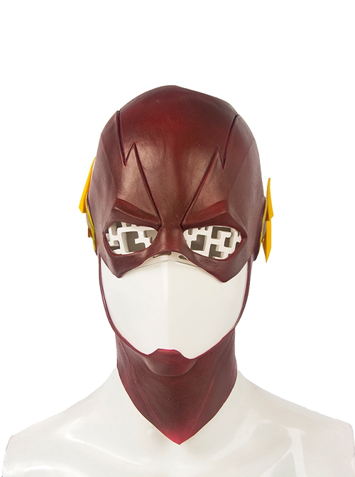 The Flash Season 4 Halloween Cosplay The Flash Barry Allen Battle Suit Accessories Hat