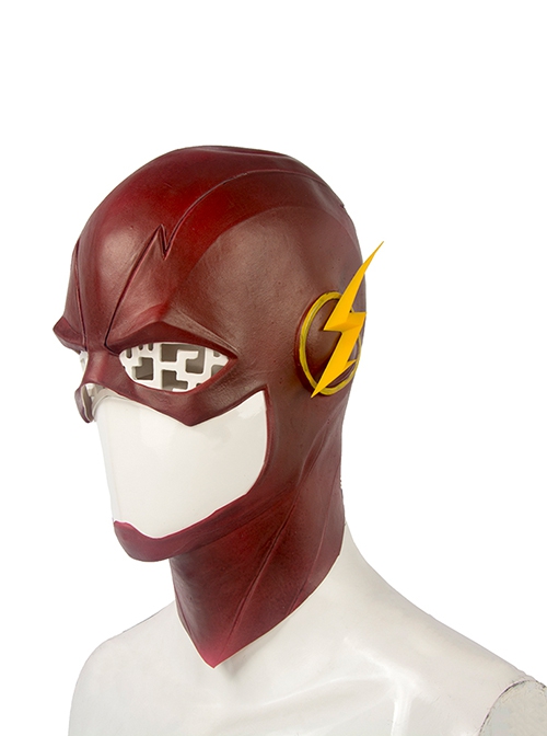 The Flash Season 4 Halloween Cosplay The Flash Barry Allen Battle Suit Accessories Hat