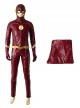 The Flash Season 4 Halloween Cosplay The Flash Barry Allen Battle Suit Costume Red Trousers