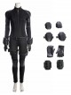 Avengers Infinity War Halloween Cosplay Black Widow Same Black Bodysuit Accessories Gloves And Protective Gear Set