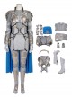 Thor Ragnarok Halloween Cosplay Valkyrie Gray Battle Suit Costume Full Set