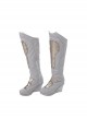 Thor Ragnarok Halloween Cosplay Valkyrie Gray Battle Suit Accessories White Boots