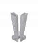 Thor Ragnarok Halloween Cosplay Valkyrie Gray Battle Suit Accessories White Boots