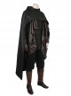 Star Wars The Last Jedi Halloween Cosplay Luke Skywalker Black Cloak Suit Costume Brown Coat