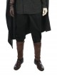 Star Wars The Last Jedi Halloween Cosplay Luke Skywalker Black Cloak Suit Accessories Boots And Binding Bands