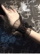 Exquisite Translucent Lace 3D Organza Bowknot Classic Lolita Wrist Strap Wristbands