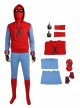 Spider-Man Homecoming Halloween Cosplay Spider-Man Peter Parker Costume Hoodie Full Set