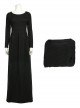 Star Wars The Last Jedi Halloween Cosplay Leia Organa Solo Costume Black Dress