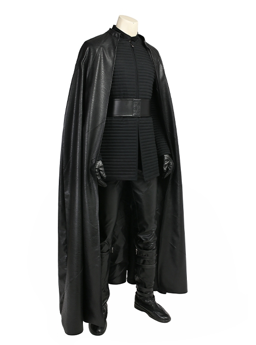 Star Wars The Last Jedi Halloween Cosplay Kylo Ren Costume Black Cloak Full Set