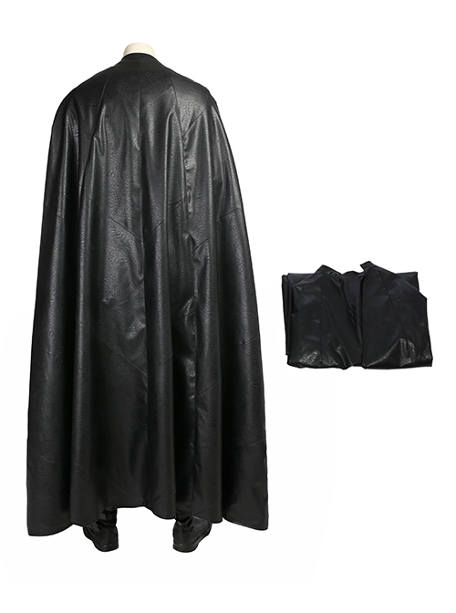 Star Wars The Last Jedi Halloween Cosplay Kylo Ren Black Cloak Suit Costume Black Cloak