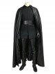 Star Wars The Last Jedi Halloween Cosplay Kylo Ren Black Cloak Suit Costume Black Cloak