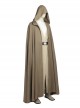 Star Wars The Last Jedi Halloween Cosplay Luke Skywalker Costume Khaki Cloak Full Set