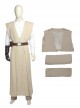 Star Wars The Last Jedi Halloween Cosplay Luke Skywalker Khaki Cloak Suit Costume Khaki Vest And Shawl Straps