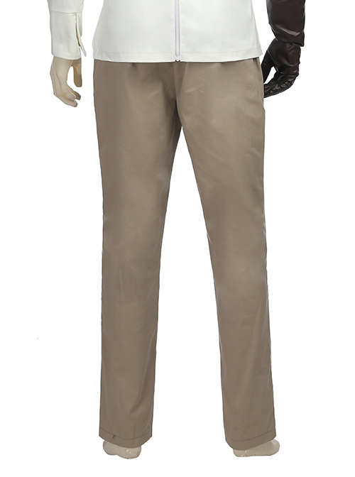 Star Wars The Last Jedi Halloween Cosplay Luke Skywalker Khaki Cloak Suit Costume Khaki Trousers