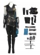 Thor Ragnarok Halloween Cosplay Valkyrie Black Battle Suit Costume Full Set