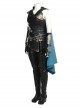 Thor Ragnarok Halloween Cosplay Valkyrie Black Battle Suit Costume Full Set