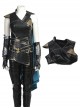 Thor Ragnarok Halloween Cosplay Valkyrie Black Battle Suit Costume Black Top