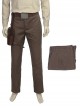 Star Wars The Last Jedi Halloween Cosplay Poe Dameron Costume Brown Trousers