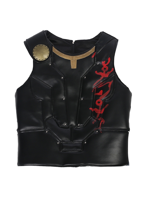 Thor Ragnarok Halloween Cosplay Thor Odinson Black Vest Battle Suit Costume Vest And Cloak And Shoulder Guard