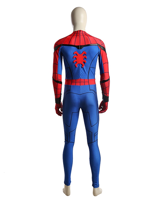 Spider-Man Homecoming Halloween Cosplay Spider-Man Peter Parker Costume Bodysuit