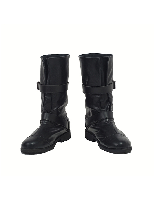 Japanese Anime Fullmetal Alchemist Halloween Cosplay Edward Elric Accessories Black Boots