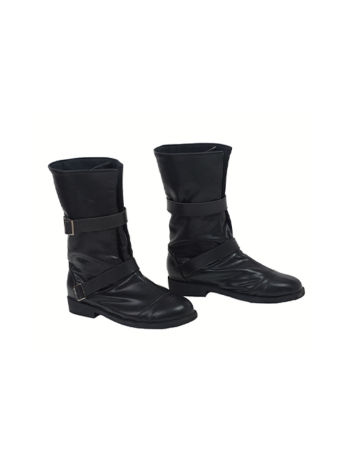 Japanese Anime Fullmetal Alchemist Halloween Cosplay Edward Elric Accessories Black Boots