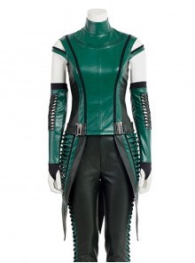 Guardians Of The Galaxy Vol 2 Halloween Cosplay Mantis Costume Green Top With Waistband