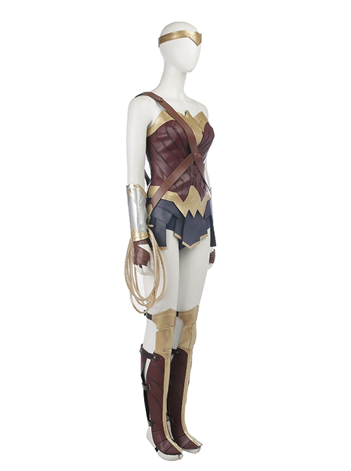 Justice League Halloween Cosplay Wonder Woman Diana Prince Costume Upgraded Version Full Set