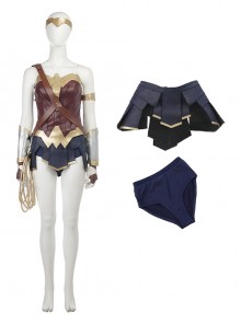 Justice League Halloween Cosplay Wonder Woman Diana Prince Upgraded Version Costume Skirt With Safety Pants