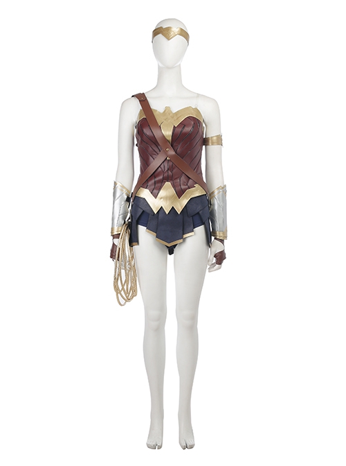 Justice League Halloween Cosplay Wonder Woman Diana Prince Upgraded Version Accessories Glove Binding Bands And Wrist Guards